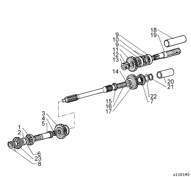 00001114 ΓΡΑΝΑΖΙ ΣΥΝΧΡΟΝΙΖΕ GOLDONI UNIVERSAL NUOVO 20/18 ΔΟΝΤΙΑ UNIVERSAL 226 228 230 230R 233 236 238 240 Νο3