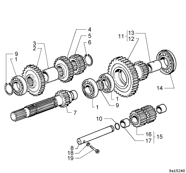 00066891 Goldoni ingranaggio old code 00011450 Goldoni 3050-3060-602 nr 11 FG0066891 J.DEERE