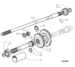 00018803 ΓΡΑΝΑΖΙ ΔΙΠΛΟ ΣΑΖΜΑΝ GOLDONI J.DEERE 1445F 1745F 1845F 2345F nO 6