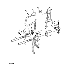 00039718 ΕΠΙΛΟΓΕΑΣ ΤΑΧΥΤΗΤΩΝ GOLDONI ΦΟΥΡΚΕΤΑ Νο8 // j.deere FG00039718