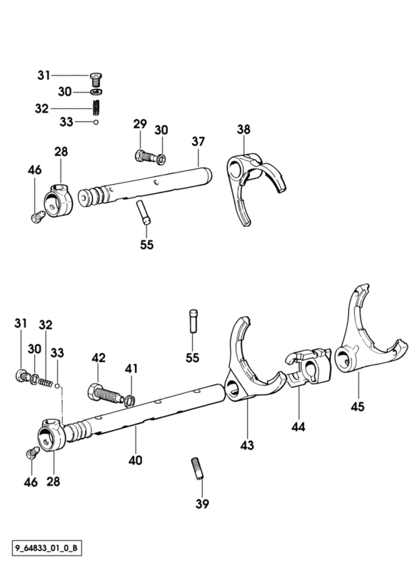 0.009.6752.0 ΦΟΥΡΚΕΤΑ ΣΥΝΧΡΟΝΙΖΕ ΡΕΒΕΡΣΑΣ DEUTZ AGROLUX F50-70 SAME DORADO FRUTTETO