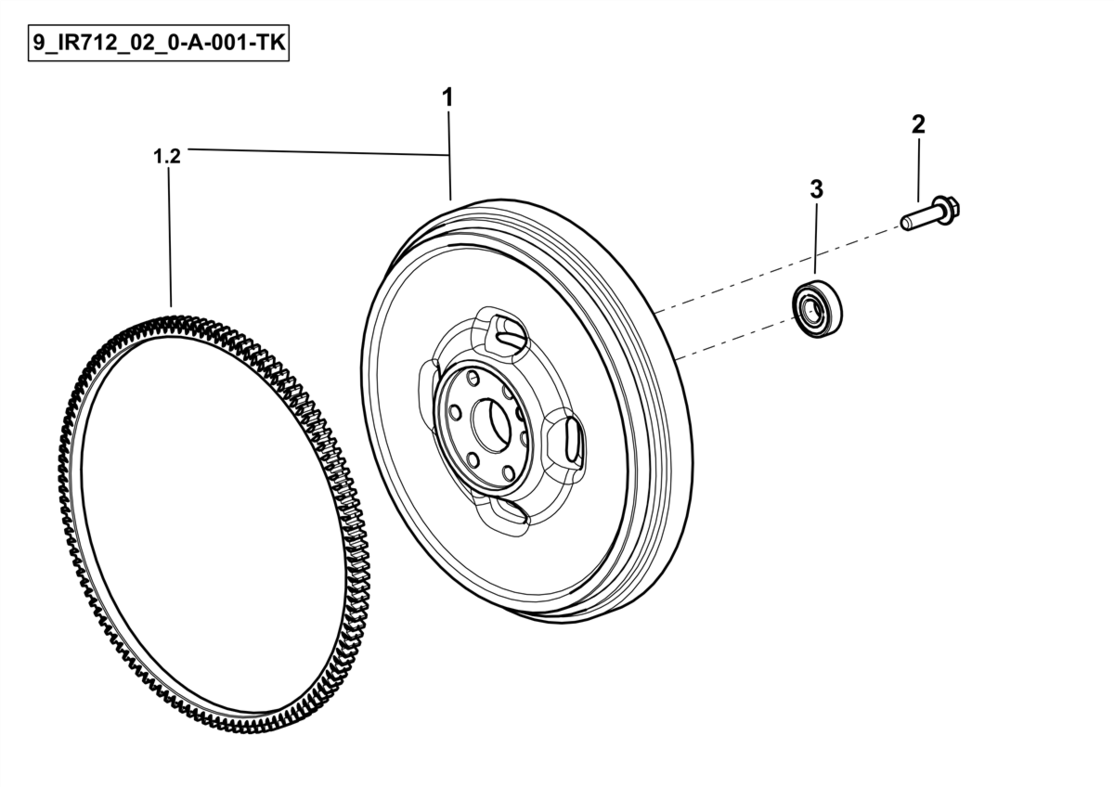 ΓΡΑΝΑΖΙ ΜΙΖΑΣ LAMBORGHINI SAME HURLIMAN  CORONA 121 DENTI 0.069.1242.0 DEUTZ AGROLUX AGROPLUS