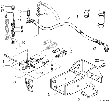 ΑΝΤΛΙΑ ΦΡΕΝΩΝ Goldoni Q85 j.deere QUASAR  02030390 originale