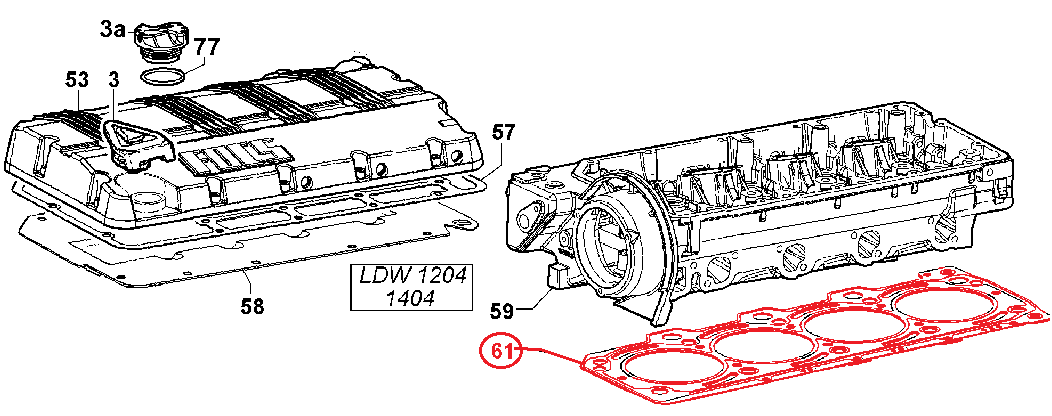ΦΛΑΝΤΖΑ ΚΕΦΑΛΗΣ LOMBARDINI LDW 1404 M GASKET LOMBARDINI MARINE-BCS  Série DEUTZ - F4M1008 avec alésage Ø75.00mm Série PIAGGIO - LDW1404/PGUARNIZIONE TESTA PORTER 1400 DIESEL SPESSORE 1.65MM BCS VIVID400DT