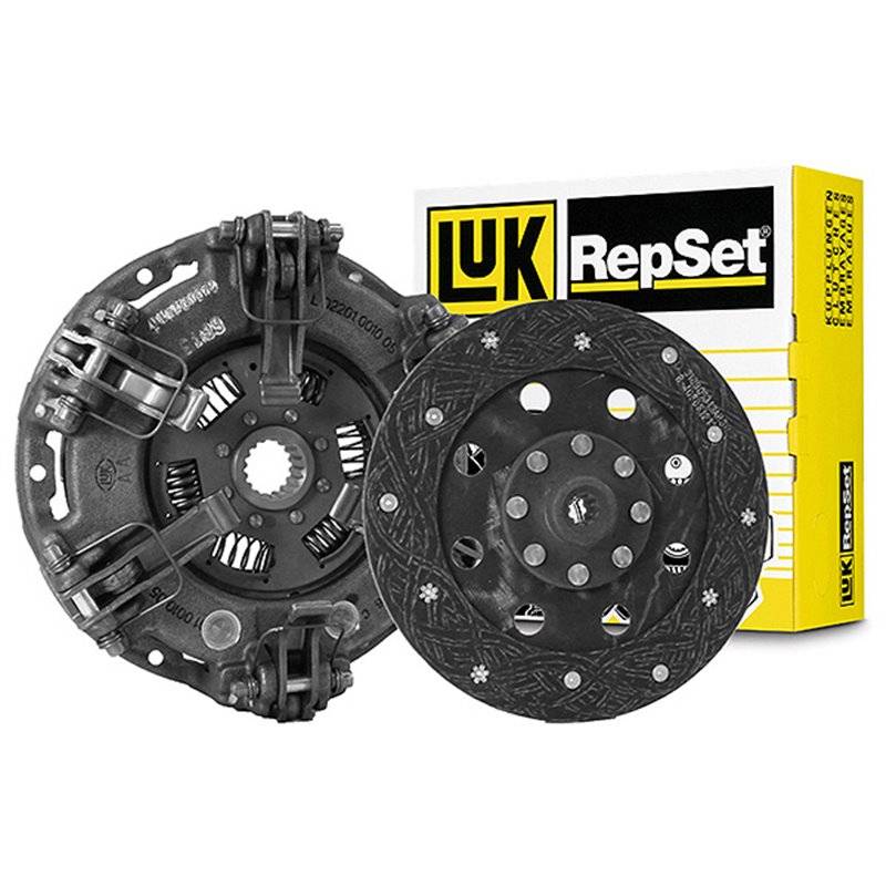 44907615 ΠΛΑΤΩ  συμπλέκτη + Δισκο pto 225X14,4X9   Fiat New Holland Ø 230 3566V NEW HOLLAND LUK GERMANY 323030610 / 323030710