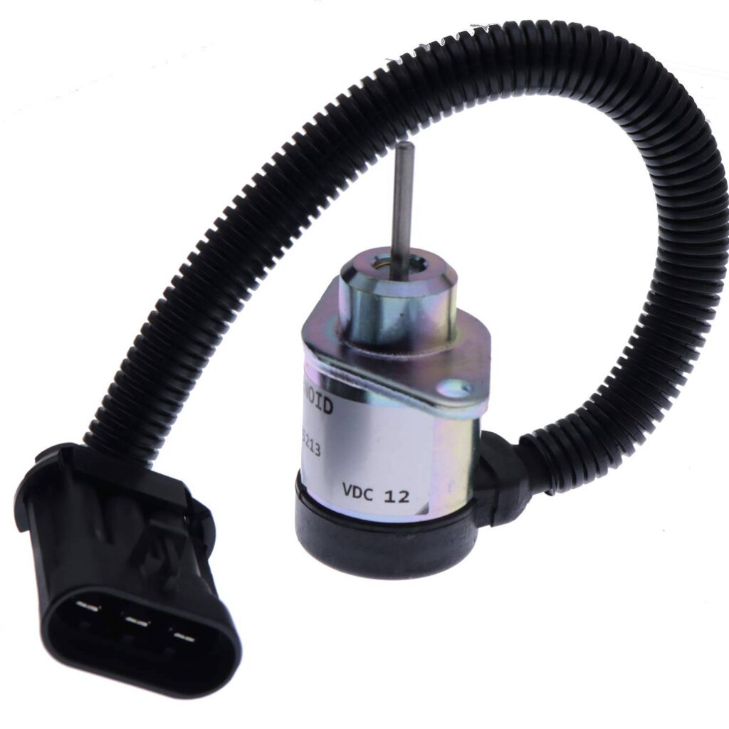 1J710-60011 Fuel STOP Solenoid 12V Bobcat 863-864-873-883-A220 Kubota engine V2607 STOP