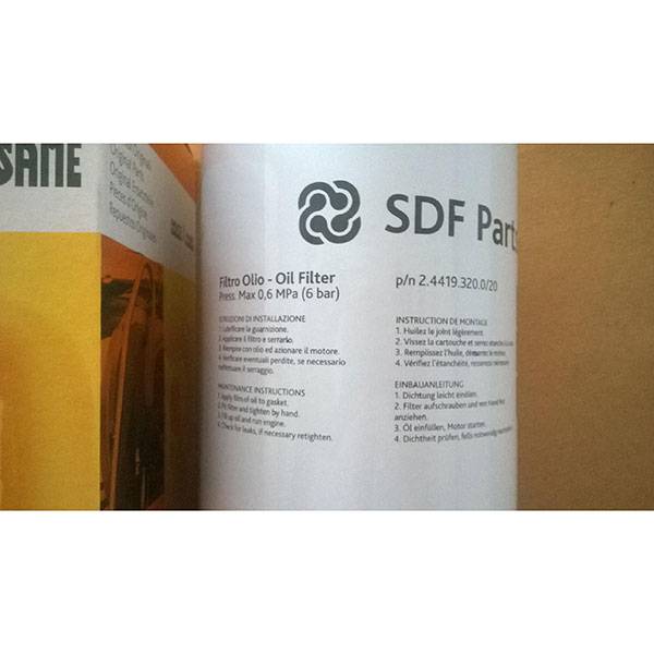 2.4419.320.020 φίλτρο υδραυλικού μακρύ (νούμερο 11) SDF R1