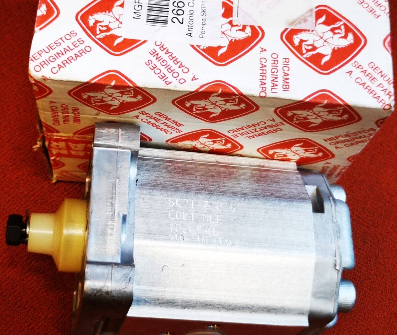 26610030 ΑΝΤΛΙΑ ΥΔΡΑΥΛΙΚΟΥ ANTONIO CARRARO TGF-TTR-TC-SRX Pompa SKP 1/7,8 S CO01 DYM