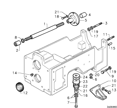 00020178  ΦΛΑΝΤΖΑ ΣΥΝΔΕΣΕΩΣ ΑΝΤΛΙΑΣ ΥΔΡΑΥΛΙΚΟΥ GOLDONI 3060/3050 FLANGIA FLANGIA TRASCINAMENTO POM  No5