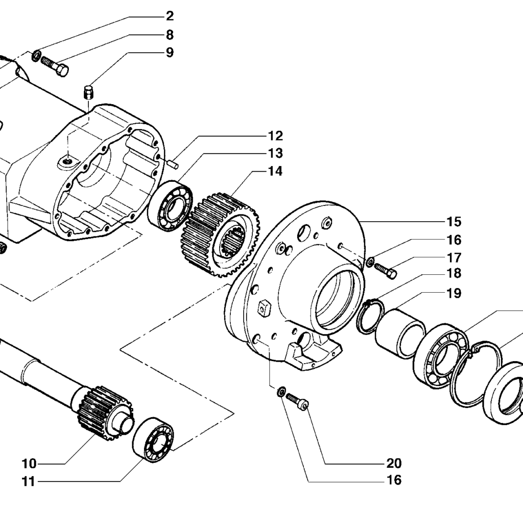 32101119 ΓΡΑΝΑΖΙ Ζ=23 ΟΠΙΣΘΙΟΥ ΤΡΟΧΟΥ Antonio Carraro // Ruota dentata z=23