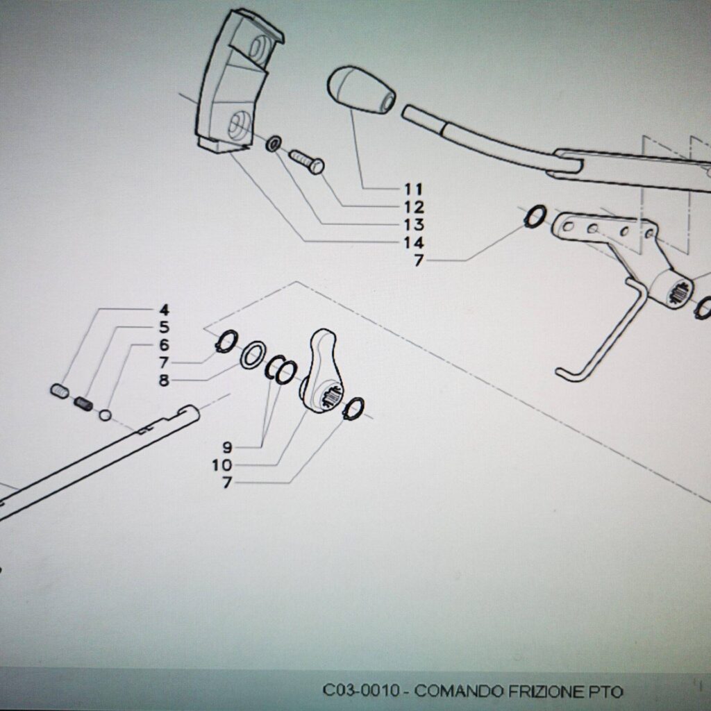 32410094 ΦΟYΡΚΕΤΑ PTO ANTONIO CARRARO TC SX TN 5800 MAJOR 5500 FORCELLA PTO