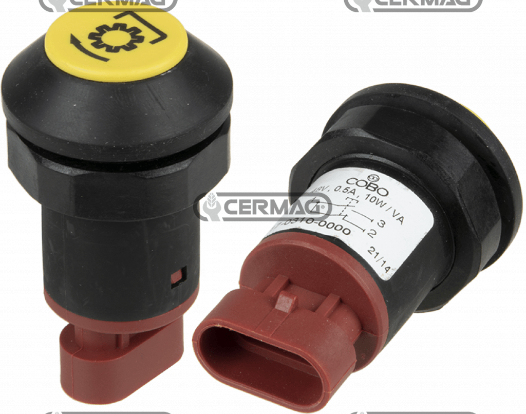 Διακόπτης – μπουτόν παρτικόφ P.T.O.  Claas 7700038690 Ares-arion-axion  Renault NEW HOLLAND TS-T4
