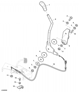 ER394421 ΝΤΙΖΑ ΧΕΙΡΟΓΚΑΖΟΥ JOHN DEERE 5075-5085-5100 GF - GL - GN GV ORIGINAL