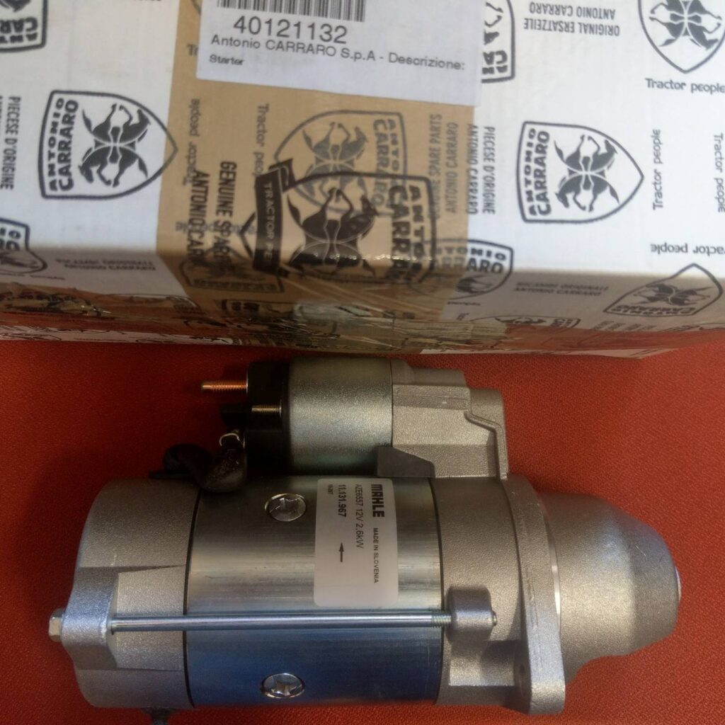 40121132 ΜΙΖΑ ANTONIO CARRARO TGF -7800-9800 // Starter Mahle/Iskra MS449 12V - 2.6kW Carraro motore Yanmar