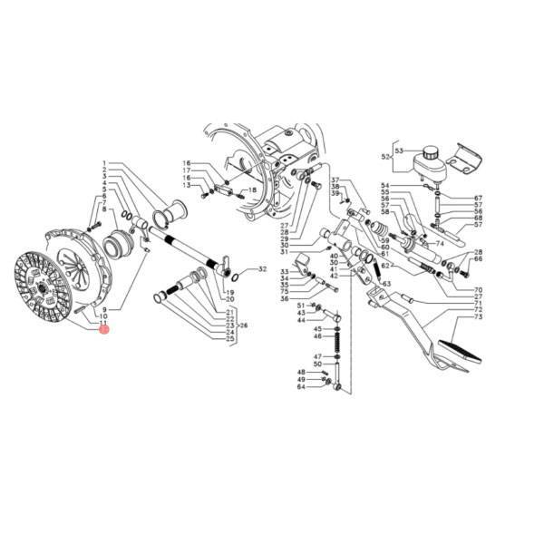 40211019 Δίσκος συμπλέκτη 300 Antonio Carraro