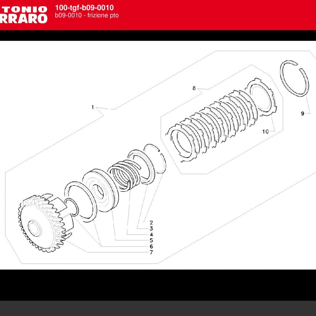 40220081 ΔΙΣΚΟΙ ΠΑΡΤΙΚΟΦ ANTONIO CARRARO TGF 8400-9900-10400-SRX-TONY -PACCO DISCHI 8+8