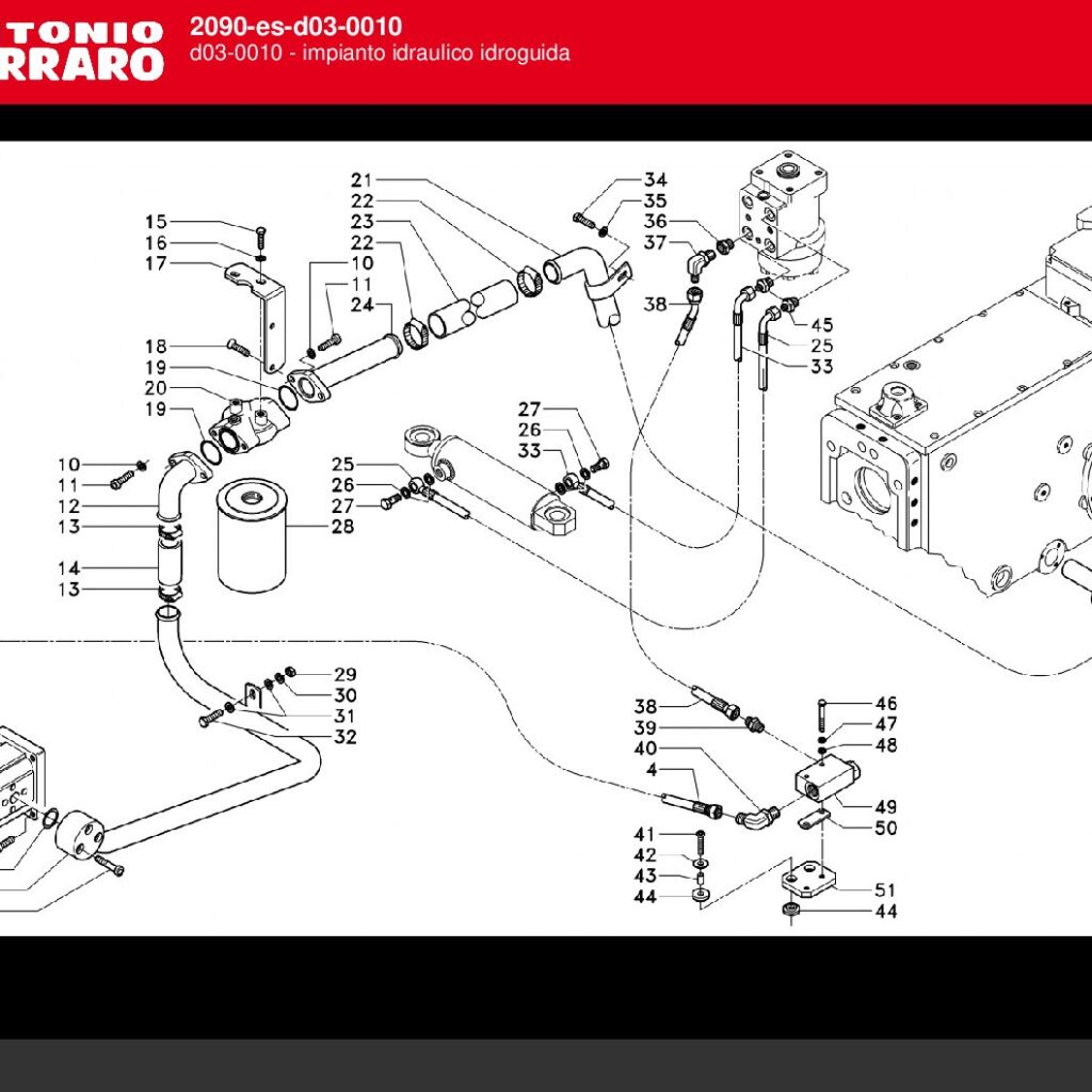 46613080 Bloco valvola prioritaria ΚΑΤΑΝΕΜΗΤΗΣ ΛΑΔΙΟΥ Antonio Carraro TC TN