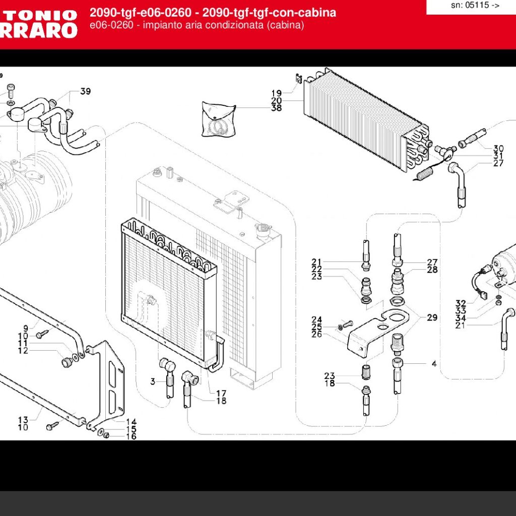 47921115 ΨΥΓΕΙΟ AIR CONDITION ΚΑΜΠΙΝΑΣ ANTONIO CARRARO TGF