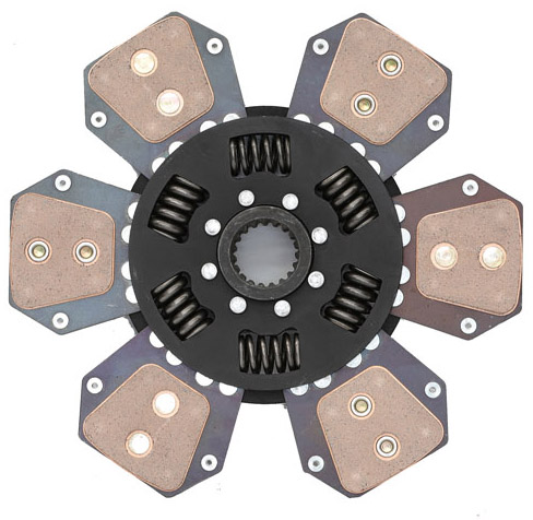 ΔΙΣΚΟΣ ΣΥΜΠΛΕΚΤΟΥ FIAT 880.5-880.5DT-980-100.90 VALEO ORIGINAL Central rigid cerametallic plate with 6 vanes Ø 310 sintered 45x40EV - Z.16