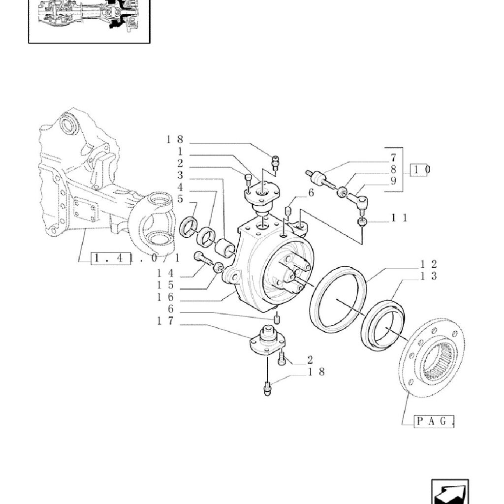 5194239 ΑΚΡΟΜΠΑΡΟ ΗΜΙΜΠΑΡΟ NEW HOLLAND TN-V // T4030  NO 10