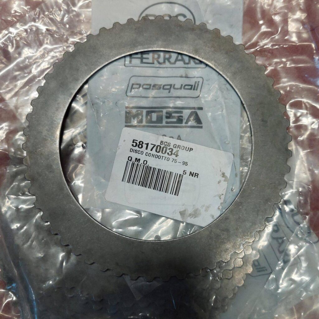 58170034 ΜΕΤΑΛΙΚΟΣ ΔΙΣΚΟΣ ΣΥΜΠΛΕΚΤΗ BCS FERRARI PASQUALI