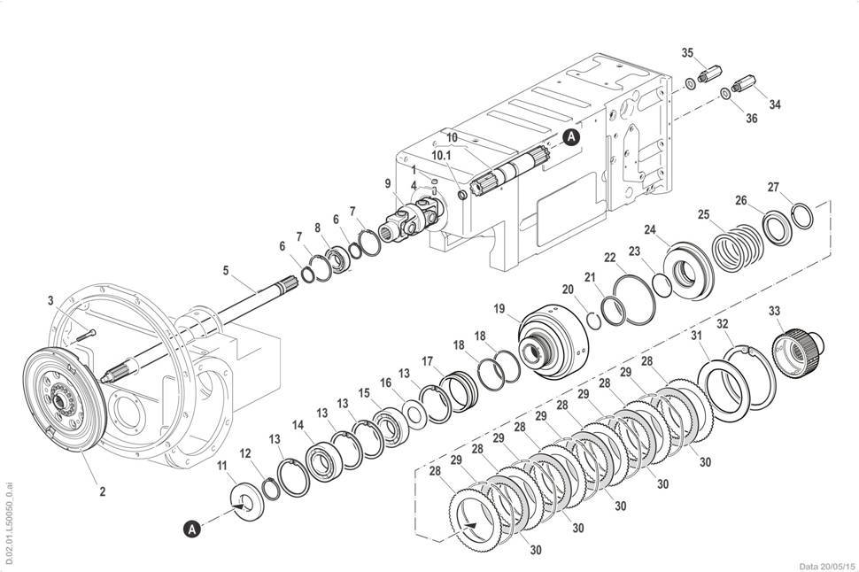 DUMPER Giunto - Originale BCS - 581A2710 ΔΙΣΚΟΣ PTO BCS FERRARI THOR 95