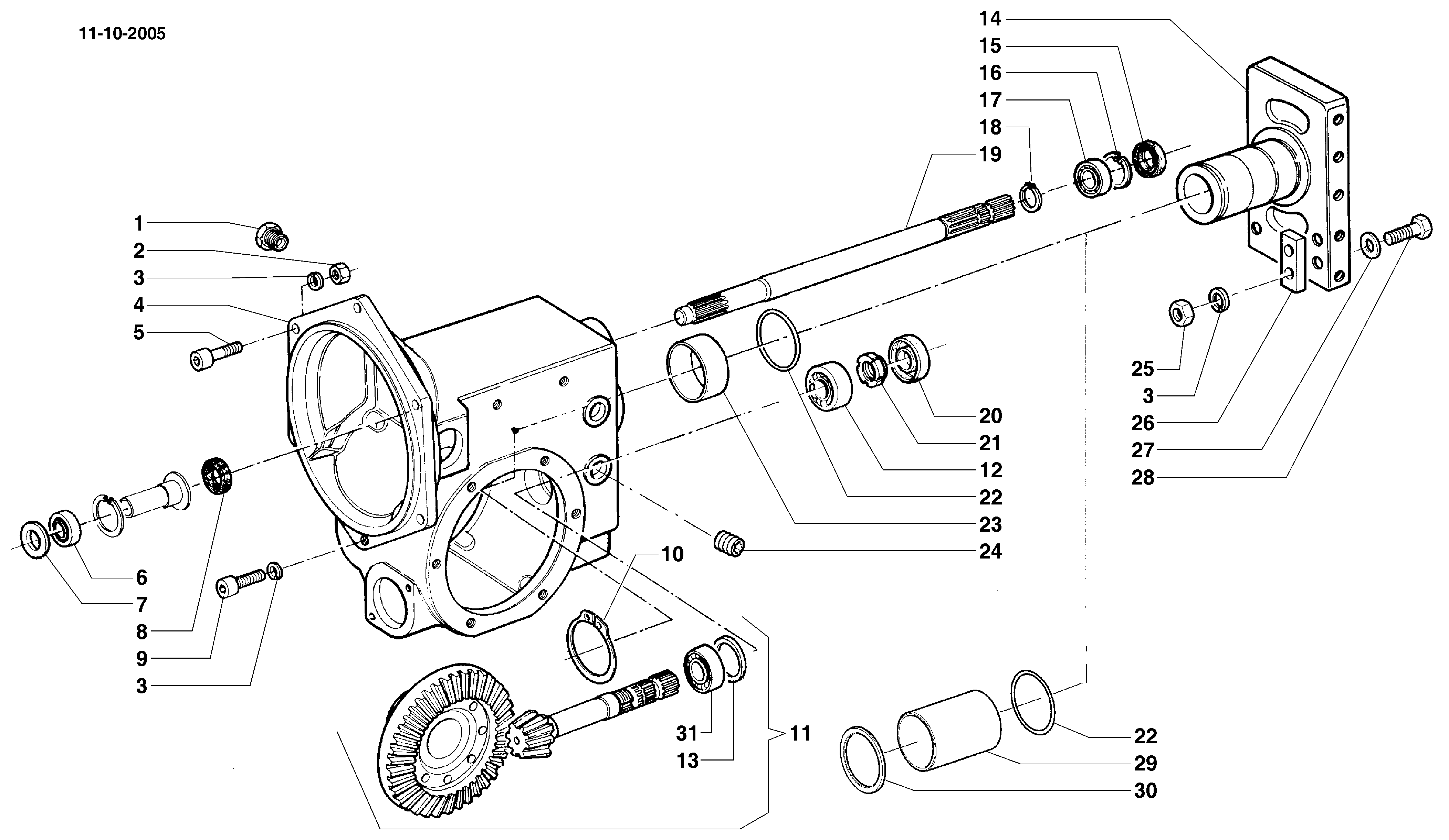 ΜΠΡΙΖΝΤΙΡΕΚ ANTONIO CARRARO2500-3100- 3700-4300 Albero Primario 6026050