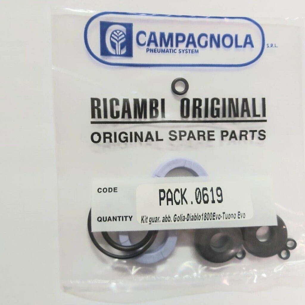 ΣΕΤ ΕΠΙΣΚΕΥΗΣ Kit guarnizioni abbacchiatori Campagnola Golia-Diablo1800Evo-TuonoEvo-Metal top  Pack.0619