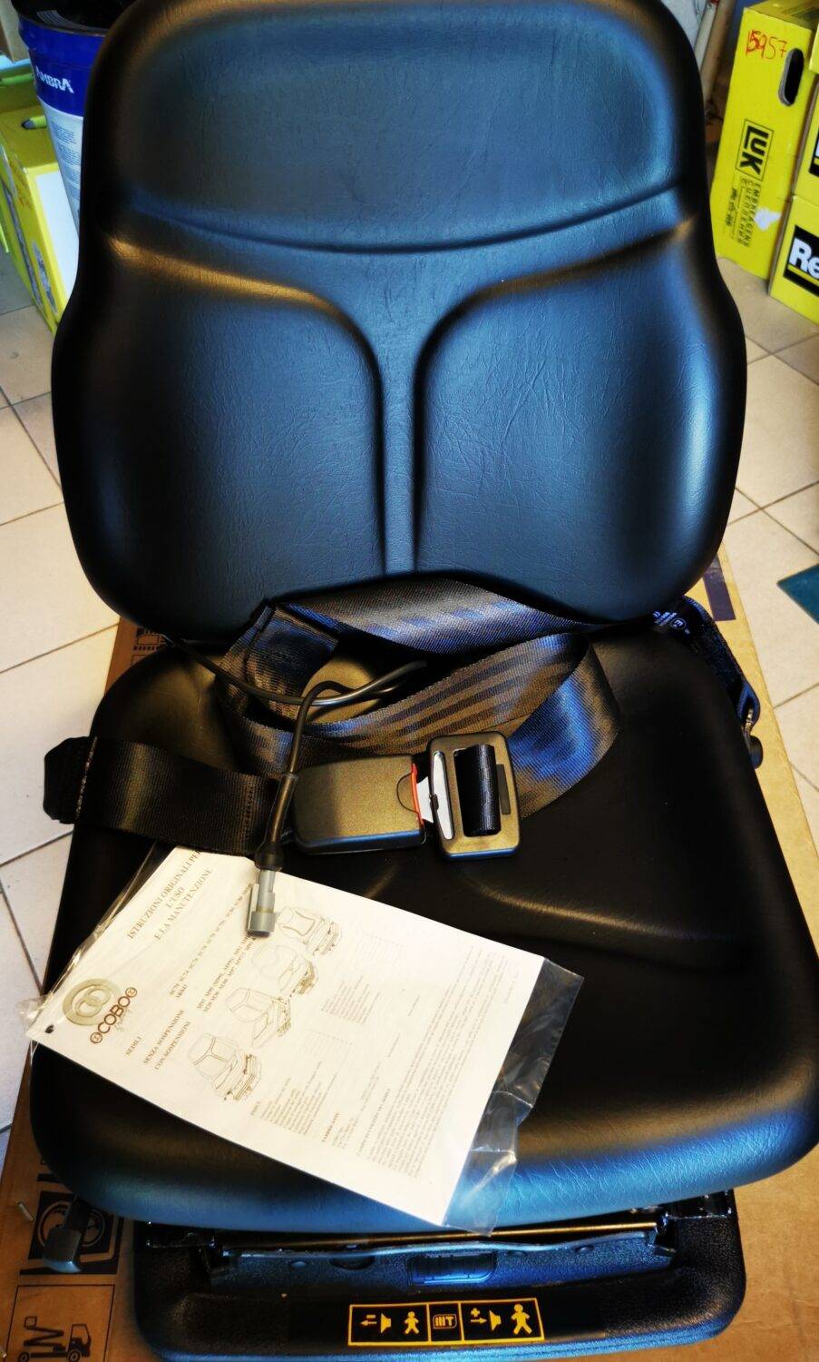 ΚΑΘΙΣΜΑ ΜΕ ΑΝΑΡΤΗΣΗ ΑΕΡΑ NEW HOLLAND-MF-LANDINI-FORD-FIAT NEW HOLLAND TND-TNDA-TNS-TNSA-TNF/FA-T4000 MF-LANDINI-FORD-FIAT ORIGINAL COBO MADE IN ITALY sc74+m97