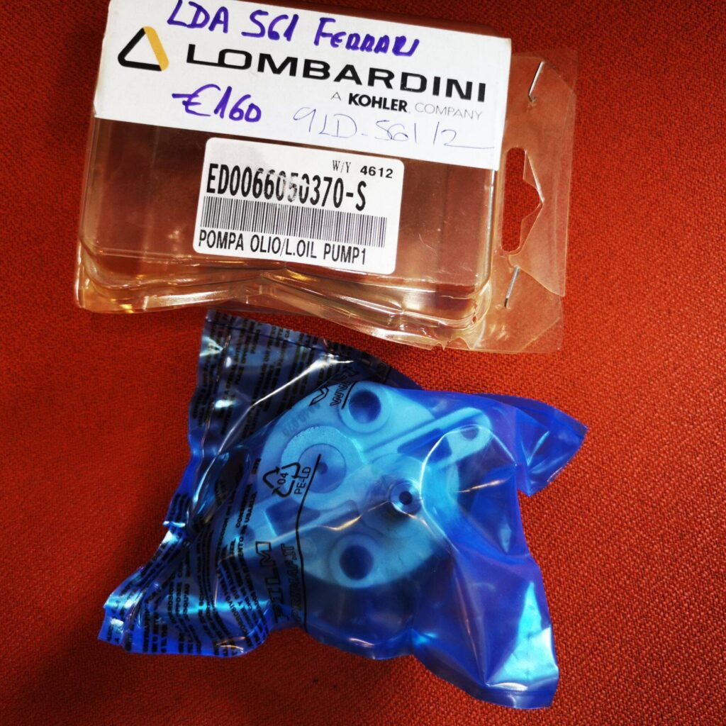 ΑΝΤΛΙΑ ΛΑΔΙΟΥ LOMBARDINI 9LD-561/2 FERRARI 1100 // ANTONIO CARRARO 3000// Pompa olio motore DIESEL LOMBARDINI 9LD560-2 10LD360-2 6605.037