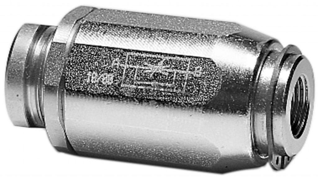 ΒΑΛΒΙΔΑ ΥΔΡΑΥΛΙΚΩΝ ΤΡΑΚΤΕΡ // VALVOLA DI STROZZAMENTO UNIDIREZIONALE, REGISTRABILE, CON TENUTA A SFERA