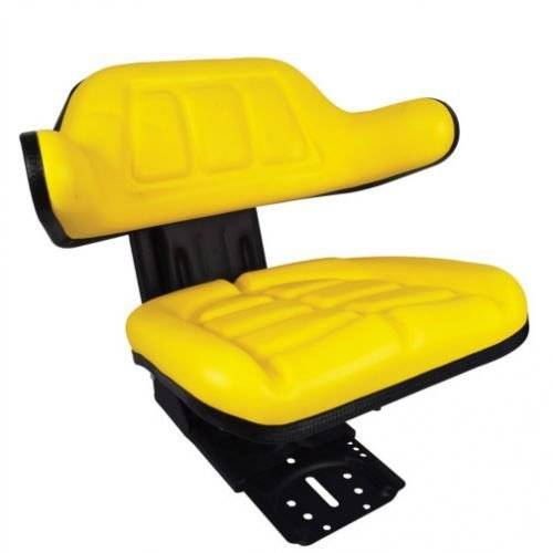 Κάθισμα τρακτέρ J.Deere Sedile x jd a base inclinato giallo Κάθισμα JD με μπράτσα και μεταβλητή βάση MADE IN ITALY