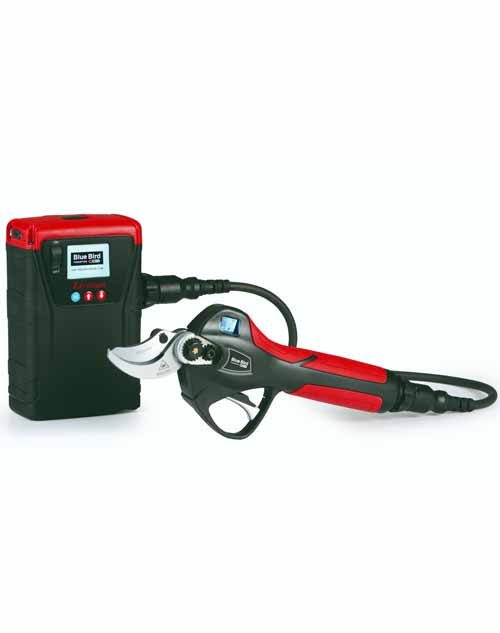 Ηλεκτρικό ψαλίδι κλαδέματος με μπαταρία ιόντων λιθίου PS22-40 Blue Bird Ιταλίας - προοδευτική κοπή Ø30-Ø40 mm (διπλή) - 43,2V/ 4AHR