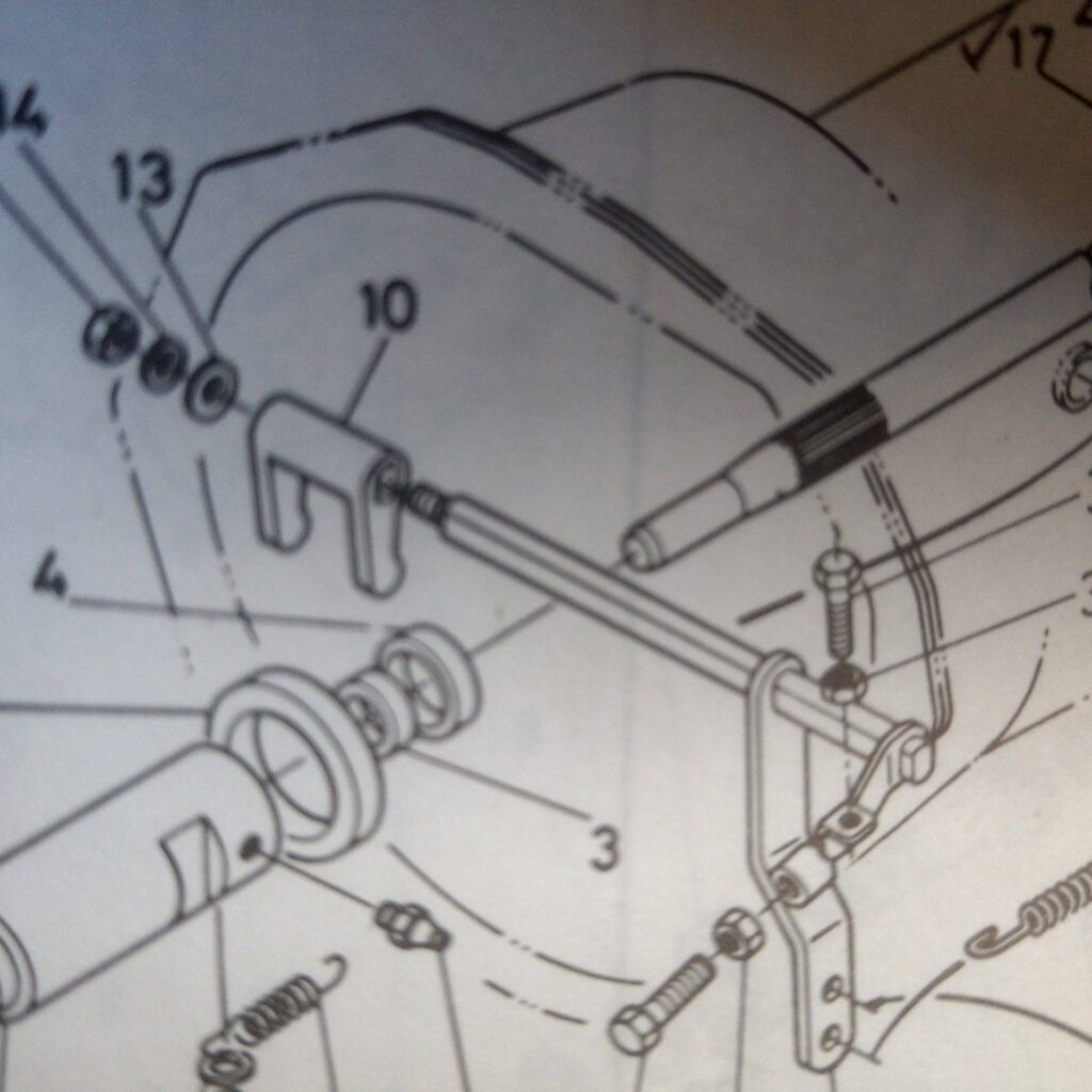 H6650-13250 ΔΙΧΑΛΟ ΣΥΜΠΛΕΚΤΗ KUBOTA B-6000 B-6001-7000-7001-7100 B1500-1550 No 10 66591-13250