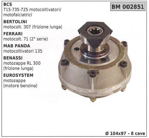 ΚΩΝΙΚΟΣ ΣΥΜΠΛΕΚΤΗΣ 002851  BCS | BERTOLINI | FERRARI | MAB PANDA | BENASSI | 8Δ 104 Χ97 15001