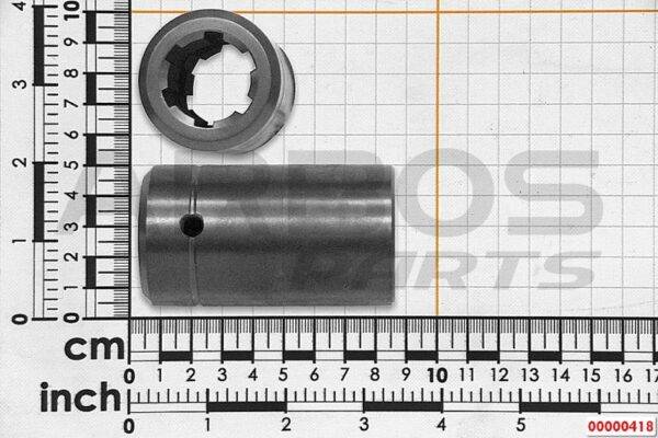 00000418 ΜΟΥΦΑ ΣΥΝΔΕΣΕΩΣ ΦΡΕΖΗΣ GOLDONI T28-60 ΜΗΚΟΣ 79.5 mm.
