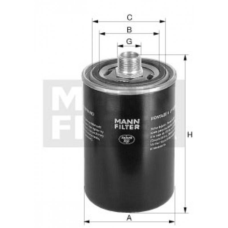 ΦΙΛΤΡΟ ΥΔΡΑΥΛΙΚΩΝ DEUTZ-FENT  MANN-FILTER WD 950/4